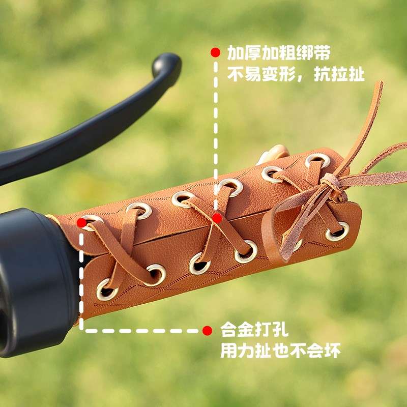 电动车手把套皮质耐磨防滑隔热摩托电动车夏季25上新款实用小配件