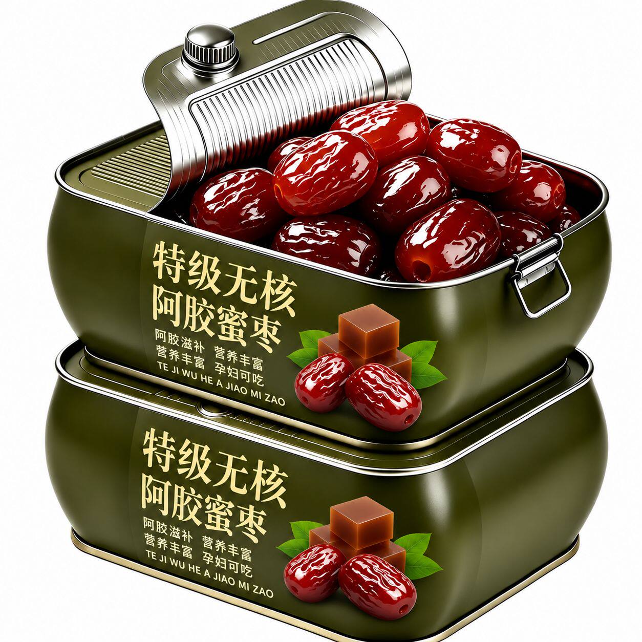 商超同款！蜜枣特级金丝阿胶蜜枣无核官方旗舰店正宗蜜枣独立包装