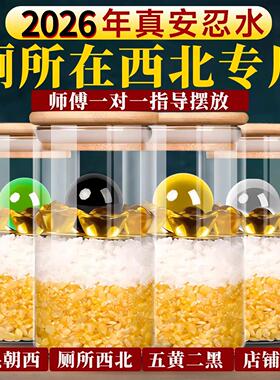 卫生间厕所在西北角2026年安忍水瓶子摆件床头朝西客厅卧室水晶球