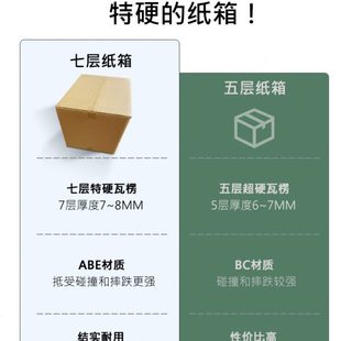 七层箱子定 搬家纸箱五层加厚特硬带扣手正方形大容量打包装 制批