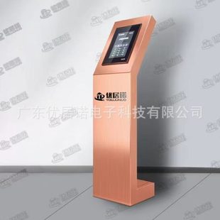 人脸识别主机支架 楼宇可视对讲门禁立柱 海康立林不锈钢立柱底座