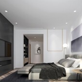 LED筒灯超薄射灯3w开孔7.5公分圆形方形9w12w18w嵌入式 天花面板灯