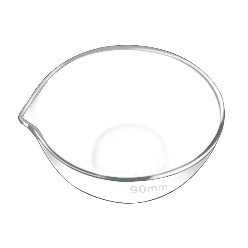 平底蒸发皿玻璃圆底蒸发皿玻璃皿实验室玻璃器皿60/90/120/150mm