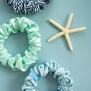 美国TELETIES丝绸电话线发圈系列真丝大肠圈发饰桑蚕丝女发绳皮筋