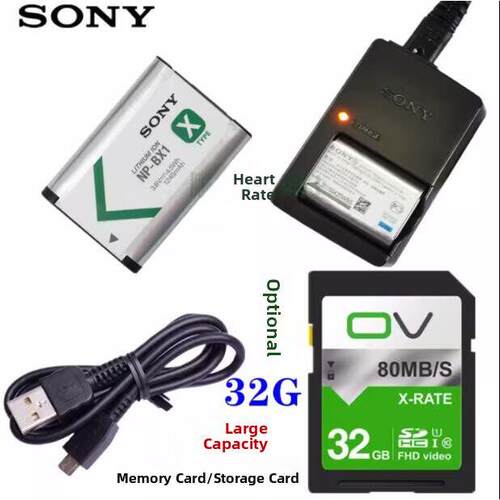 适用索尼DSC-HX300 HX350 H400 HX400相机电池充电器数据线NP-BX1