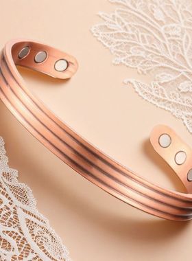 磁性手镯时尚热销红铜开口品