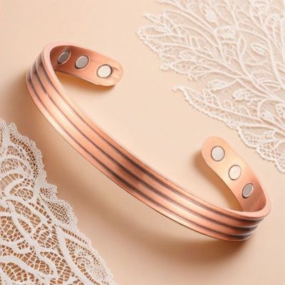 磁性手镯时尚热销红铜开口品