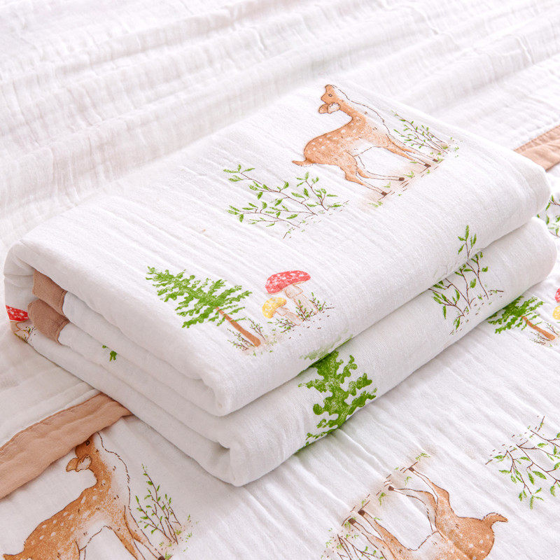 六层纯棉纱布盖被盖毯午睡毯子毛巾被夏季幼儿园儿童婴儿宝宝被子,床上用品,休闲毯/毛毯/绒毯,淘宝优惠券,粉丝福利购,淘宝优惠卷