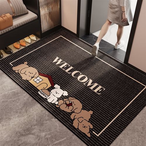 卡通狗狗入户门地垫玄关门口进门脚垫防滑地毯耐脏2025新款可定制
