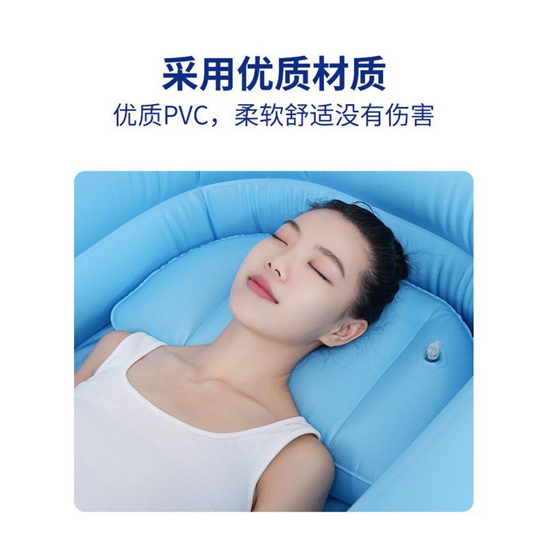 老人充气洗澡床可折叠全瘫病人长期卧床躺着洗澡身心障碍人士沐浴