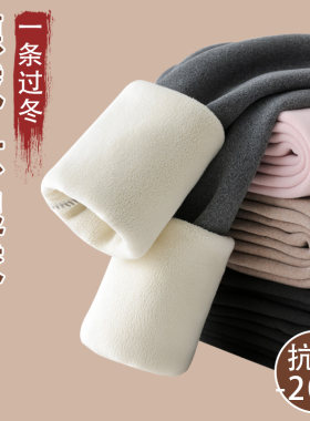 德绒秋裤女秋冬季k加绒加厚冬天内穿义乌打底保暖棉裤绒裤线裤毛