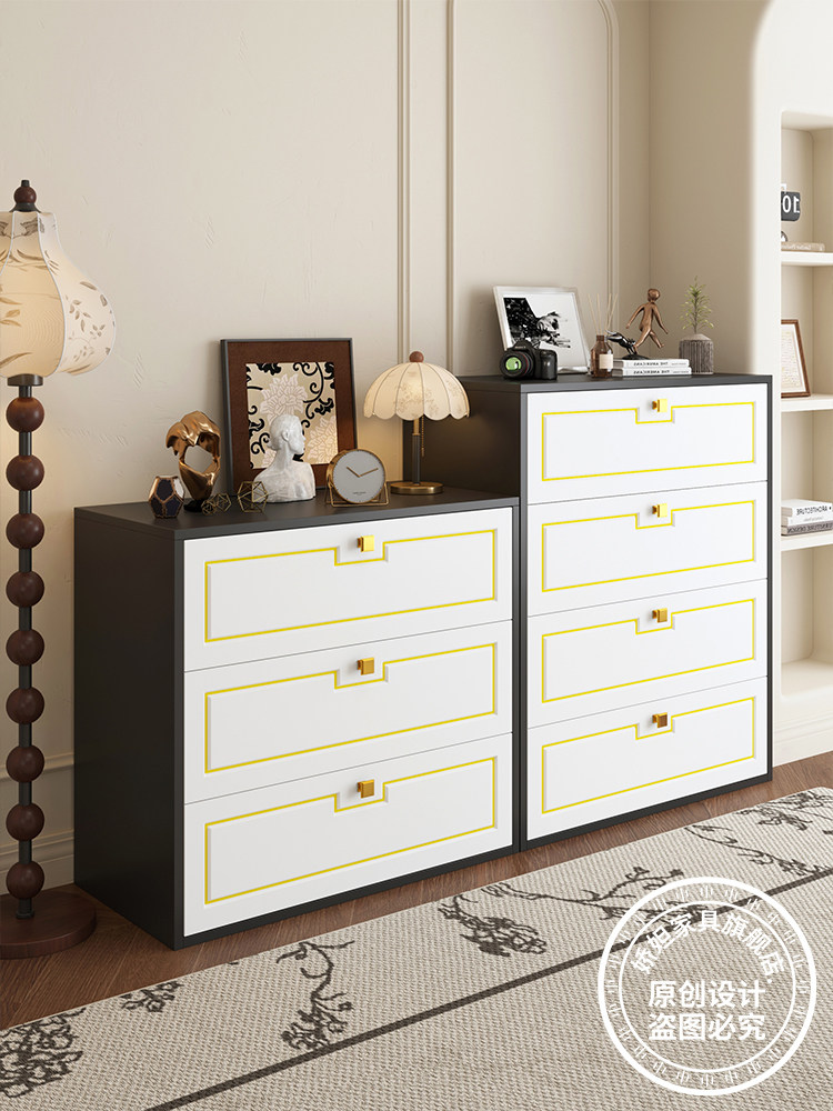 钢制落地多层五斗柜家用卧室床尾抽屉柜铁艺储物柜防尘一体储物柜,住宅家具,儿童斗柜,淘宝优惠券,粉丝福利购,淘宝优惠卷