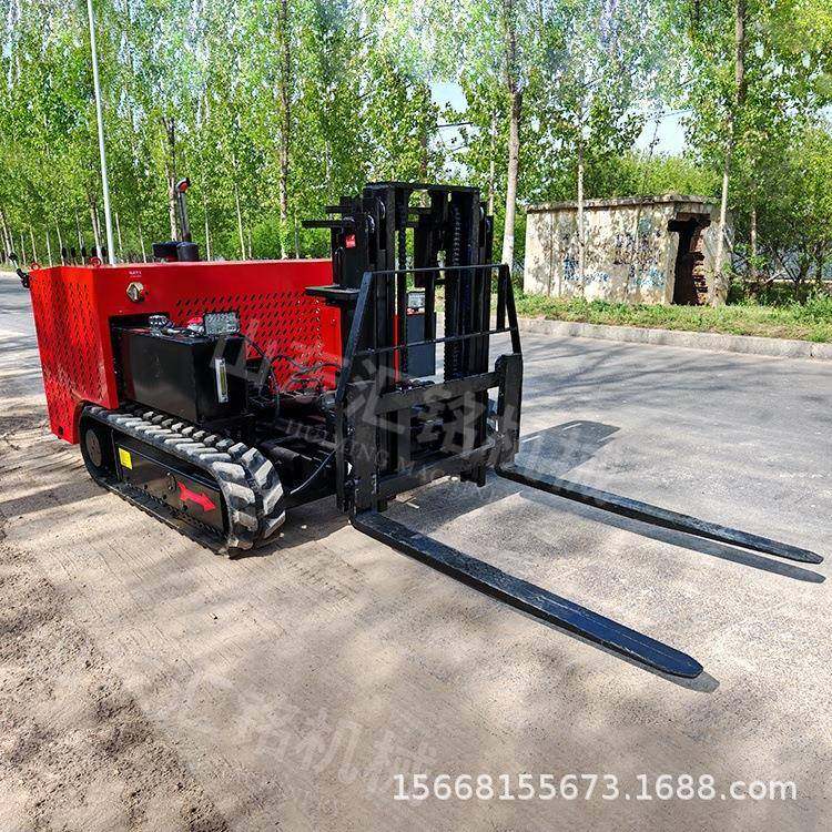 电动履带叉车液压驱动货物搬运堆高车伸缩臂升降无线遥控履带叉车,商业/办公家具,堆高车,淘宝优惠券,粉丝福利购,淘宝优惠卷