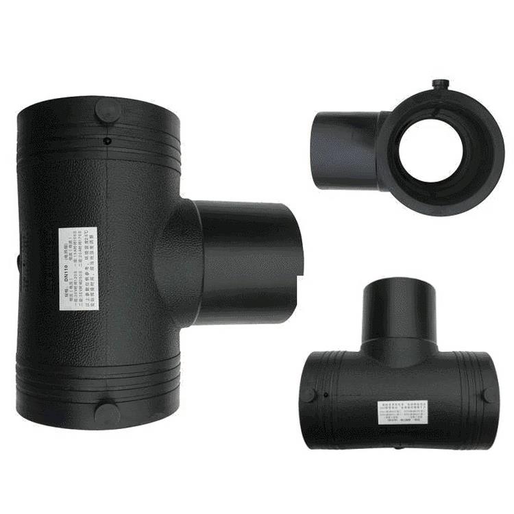 电熔注塑等径三通管件塑料管件厂家供应电熔三通管件PE100