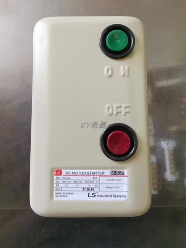 LS磁力启动器TYPE M-5CP/3电机马达开关保护器7.5KW 8-16A AC380V