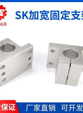 CLTB/CLTAM铝合金轴支架导向轴支座底座用侧面安装型支柱架固定夹