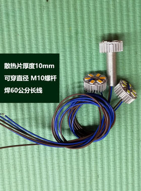 LDE镜前灯光源灯珠贴片维修配件22mm3w驱动器白光暖光彩光灯片