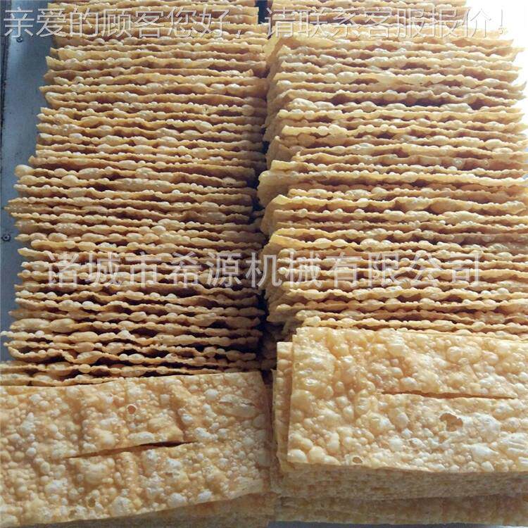 家新型薄脆油炸机 饼脆皮炸线销售厂 -7脆500型ADK油专用