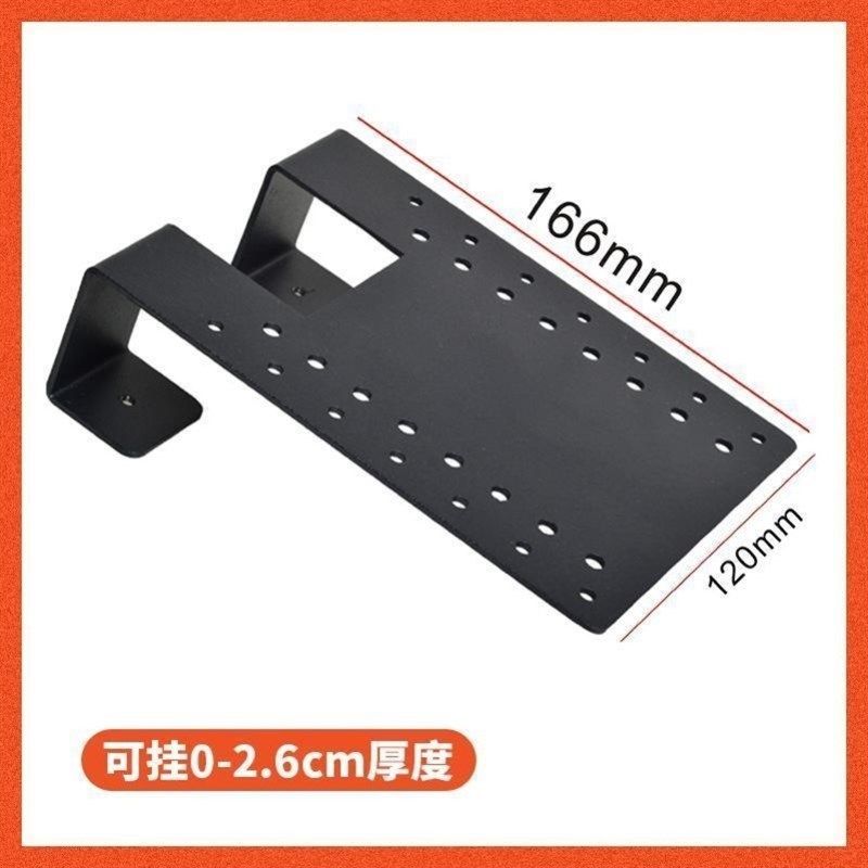 办公桌电脑显示器支架屏幕底座无孔增高架隔断屏风工位显示屏挂架