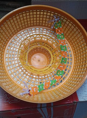 胶的斗笠帽子仿竹帽子防雨防晒防水鱼民帽出海帽船佬帽有配彩带