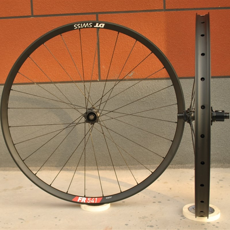 轱辘哥DT FR541车圈+350花鼓+DTE竞赛变径辐条275/29寸山地轮组