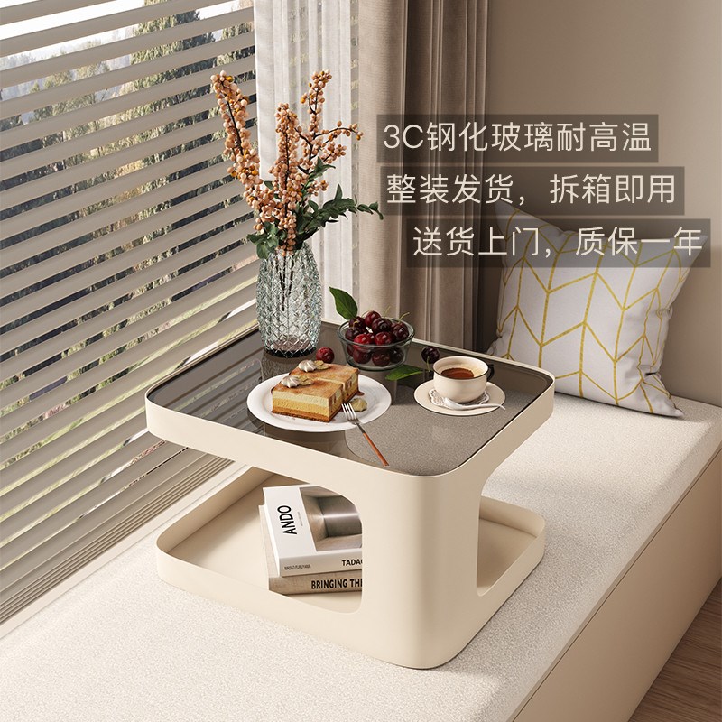轻奢飘窗茶几小桌子榻榻米茶桌矮桌简约炕桌炕几卧室阳台飘窗桌