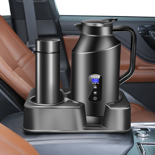 车载烧水壶1f2v24v通用车家两用热水壶小轿车货车专用全自动大容
