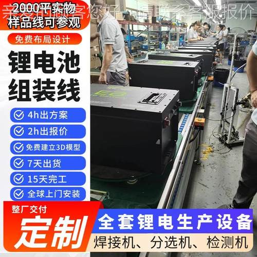 浙江电轮动两三轮车752激光焊接机  锂电组装生产线设备一池站式