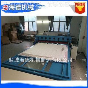 全自动皮革纺织品详样裁花切HAIDE机布样机三角齿刀边裁边机布来