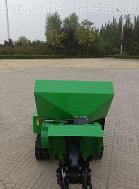 坦克型多功果园开沟BJW施肥机乘坐式山地能旋机柴油履果带园施肥