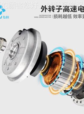 定制802/20FZ28082Y6-S工2业机柜配电箱散热风扇 小0型外转子轴8