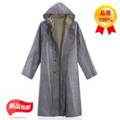 连体帆布长雨衣厚 抗洪抢险煤矿老式 工地橡胶防水雨衣雨裤 分体套装