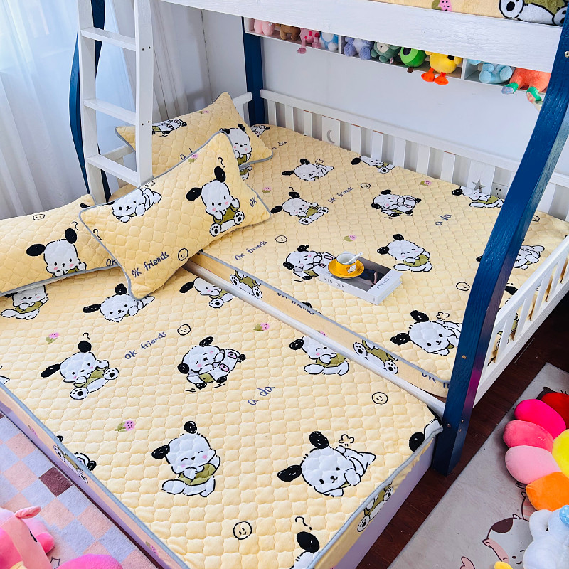 定做订制加厚夹棉牛奶绒床笠榻榻米高低床罩拼接子母床包宝宝毛绒