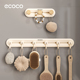 ecoco 意可可挂钩免打孔浴室强力粘胶卫生间墙壁门后挂衣钩子粘钩