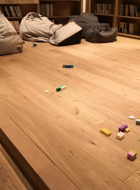 影迹 橡木三层实木大板 欧式白色手工木蜡油地板 家用商用地暖热