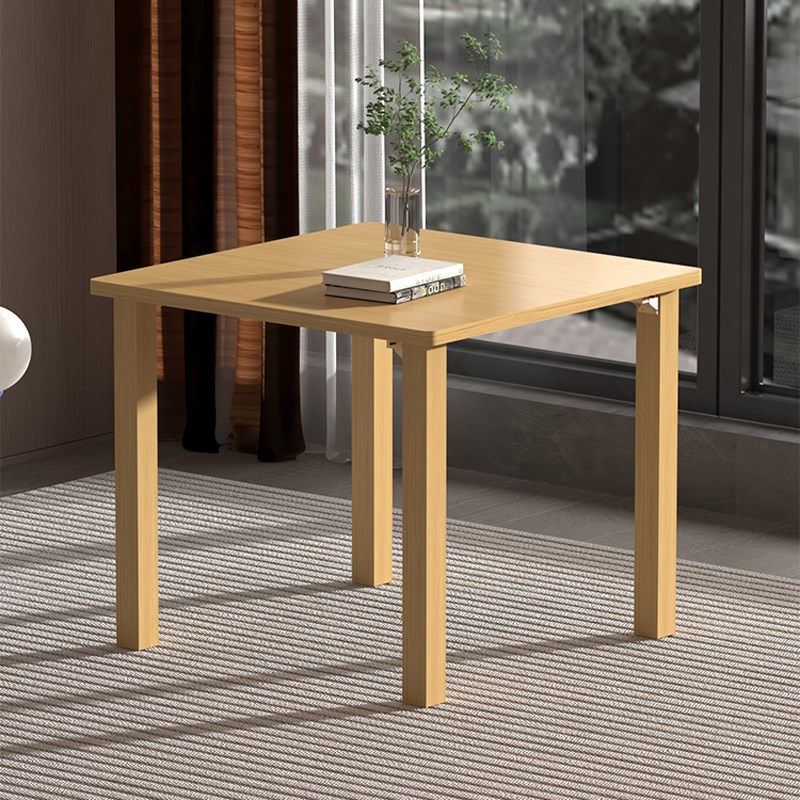 折叠桌四方桌小户型家用餐桌正方形学习桌简易实木客厅茶几吃饭桌
