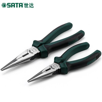 世达工具尖嘴钳子6寸8寸多功能电工工具钳子尖头钳尖咀钳子70101A