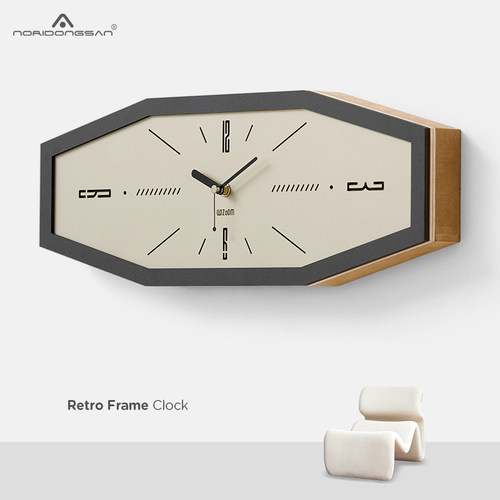 NORI2023新款钟表挂钟客厅现代简约时钟餐厅挂墙时尚大气