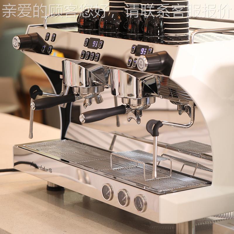 312C商用双头半动咖啡机FDE跨境a9br高压萃取0意式自咖啡机