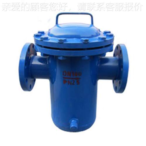蓝篮式过滤器 法兰式直通平底滤兰ct式桶过滤器 快开篮 不锈式钢