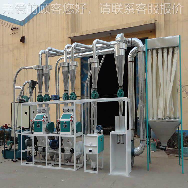 50型小小麦面加工面粉 小型麦磨粉机 河南QIL面粉机生产厂机家