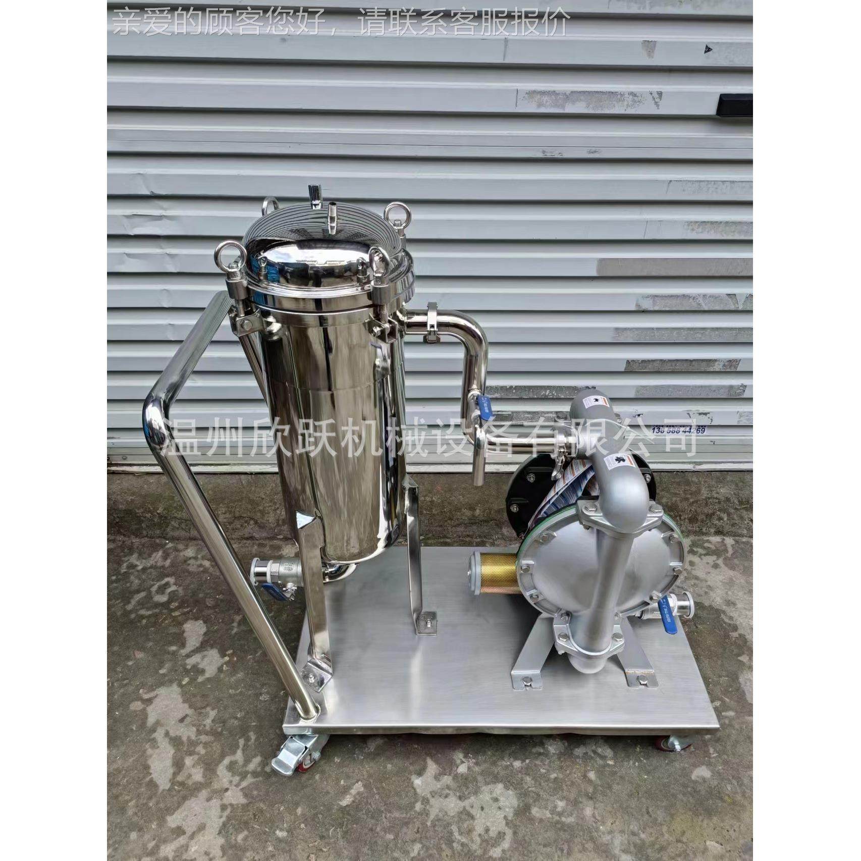 不锈推钢器车袋式过滤器移动式不锈钢袋过滤式饮料食品-TC过滤器,机械设备,过滤设备,淘宝优惠券,粉丝福利购,淘宝优惠卷