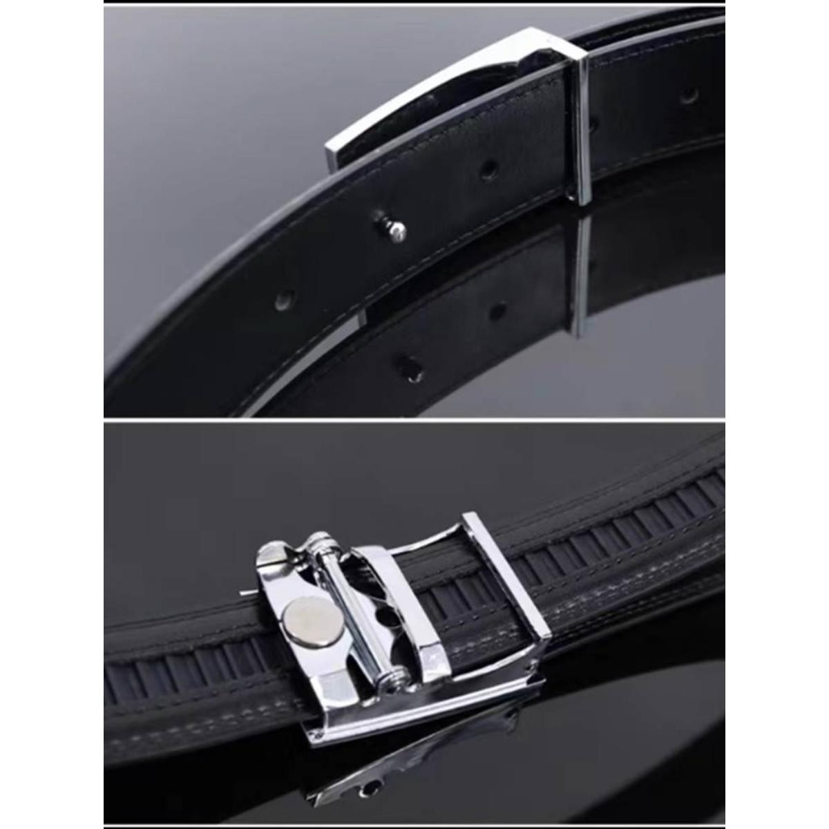 带字母pla五角星男款内腰带真皮裤带男士针扣自动扣商务皮带扣