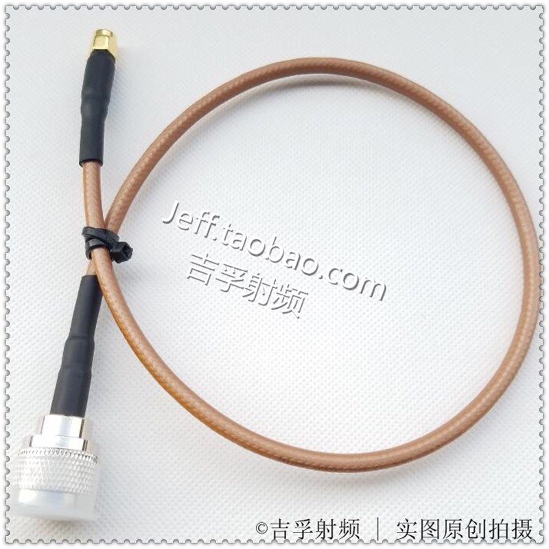 优质镀金SMA公头转N公头内螺内针RG142/RG400镀银双屏蔽特氟龙线,电子元器件市场,连接线/转接线/延长线/数据线,淘宝优惠券,粉丝福利购,淘宝优惠卷