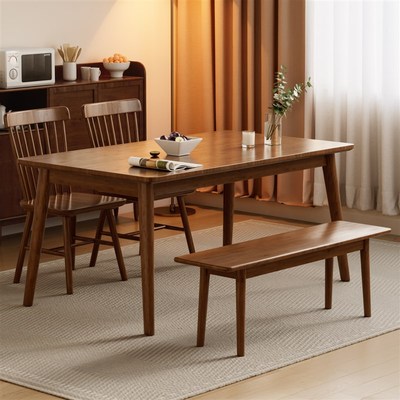 全实木长条凳家用长凳子结实耐用板凳备用餐桌凳子现代简约床尾凳