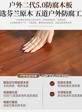 定制吧台长桌纯实木书桌桌面台面板木头原木茶吧阳台家用桌子木板