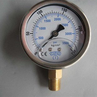 耐震压力表25Mpa 高压