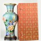 北京特色手工艺品景泰蓝花瓶丁明鸿15寸锦绣瓶客厅办公室铜胎摆件