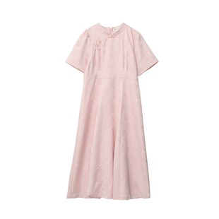 胖mm夏装新品230斤大码女长短款改良旗袍伴娘服200中式国风连衣裙