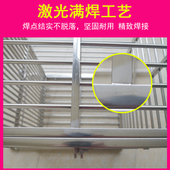 不锈钢狗笼子小中大型犬金毛泰迪带厕所室内双层加粗加厚宠物笼